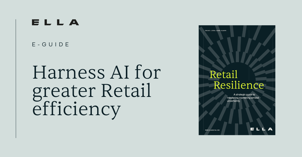Harness AI for greater Retail efficiency: The Retail Resilience eGuide