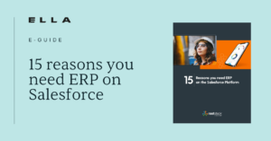 whitepaper title - 15 reasons you need ERP on salesforce featured blog image