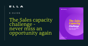 Whitepaper title - the sales capacity challenge featured blog image