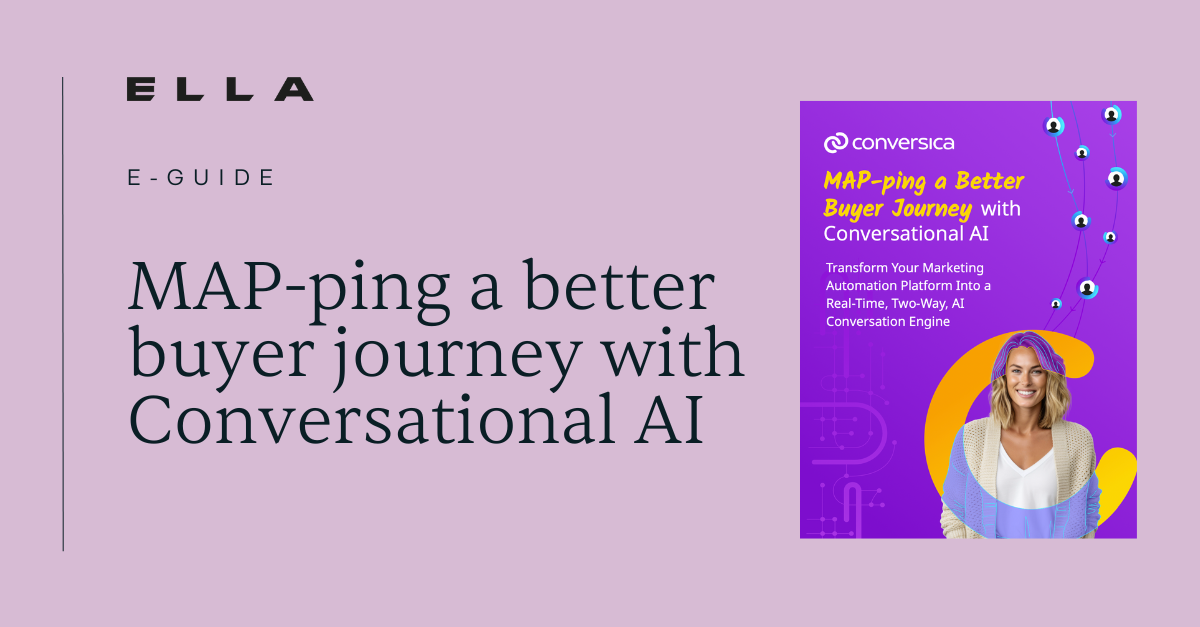 MAP-ping a better buyer journey with conversational AI