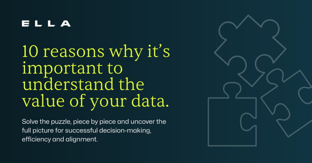 Blog post banner - 10 reasons why it's important to understand the value of your data